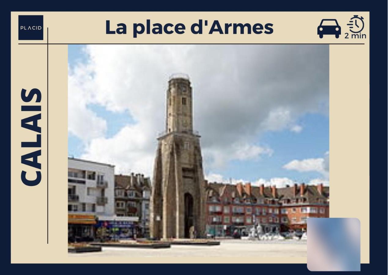 * The Gold Time * Appartement Confort * Centre-Ville Calais Exteriör bild